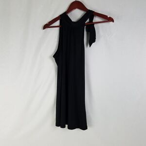 Southpole Shirt Womens Small Black Halter Top Sleeveless Blouse‎ Polyester Blend